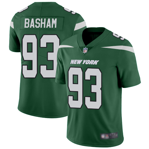 New York Jets Limited Green Men Tarell Basham Home Jersey NFL Football #93 Vapor Untouchable->new york jets->NFL Jersey